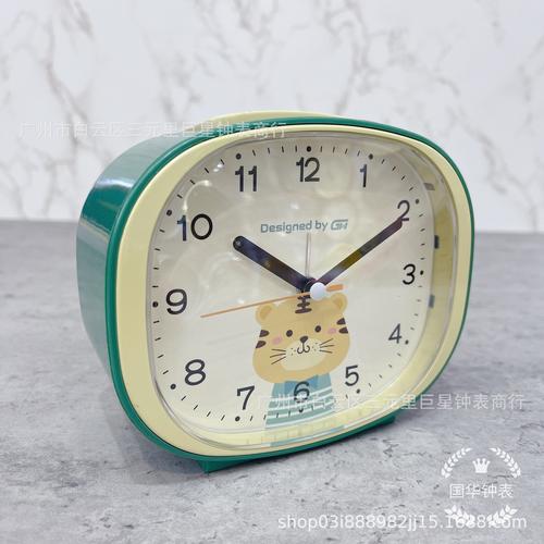 新款熱賣國(guó)華內(nèi)打鈴卡通音樂靜音數(shù)字學(xué)生鬧鐘 廠家銷售 日用百貨